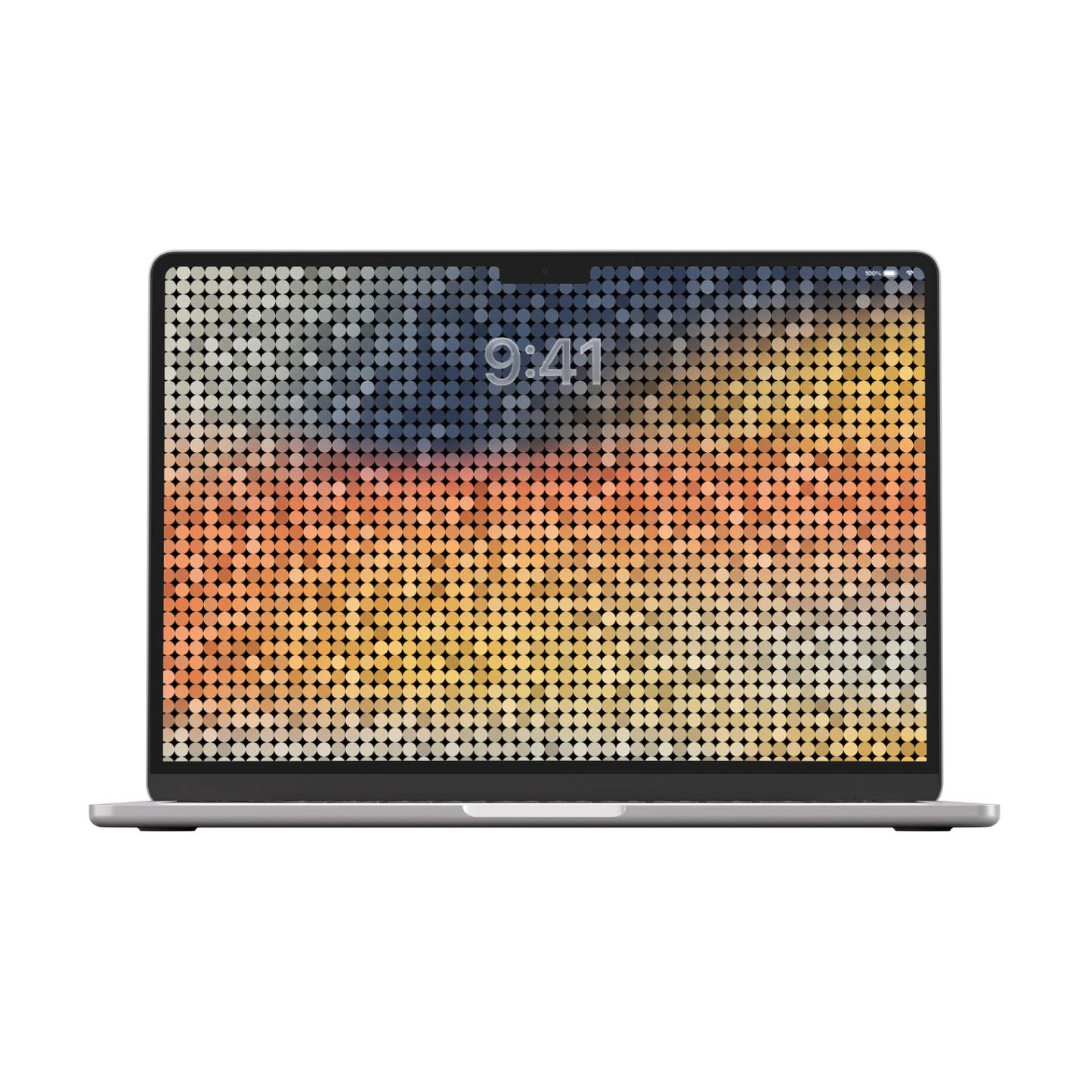 Pixelated Sunset Gradient | Minimalist Wallpaper Set for iPhone iPad and Mac (T-027)