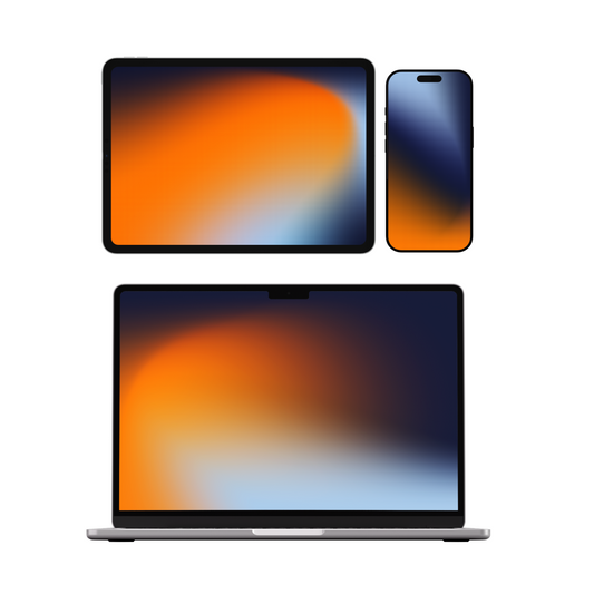 Blazing Desert | Premium Wallpaper Set for iPhone iPad and Mac (T-051)