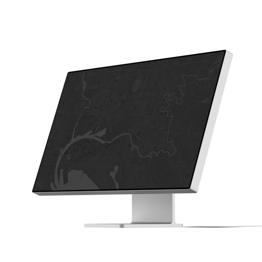 City Grid | Minimalist 5K Display Wallpapers (M-002)