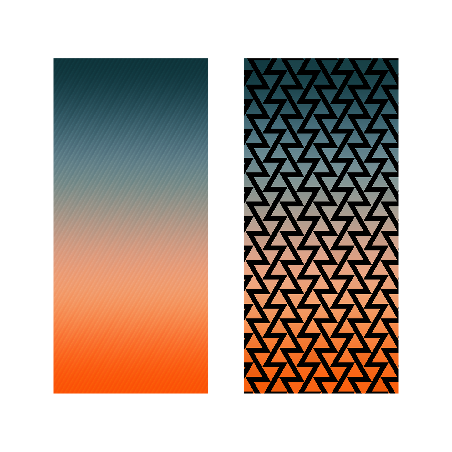 Horizon Dusk | Dual Minimalist iPhone Wallpaper (D-001)