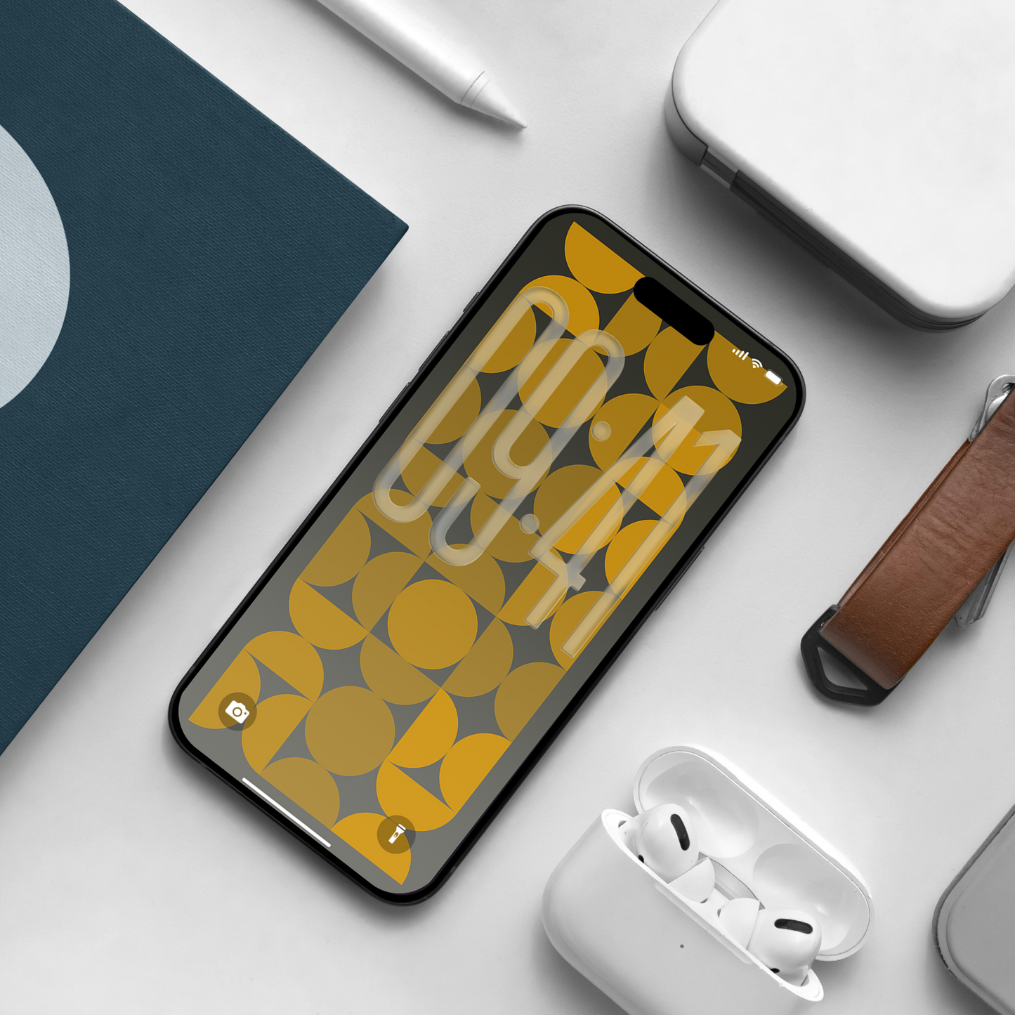 Art Deco | Dual Minimalist iPhone Wallpaper (D-002)