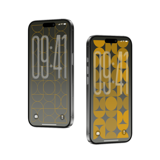 Art Deco | Dual Minimalist iPhone Wallpaper (D-002)