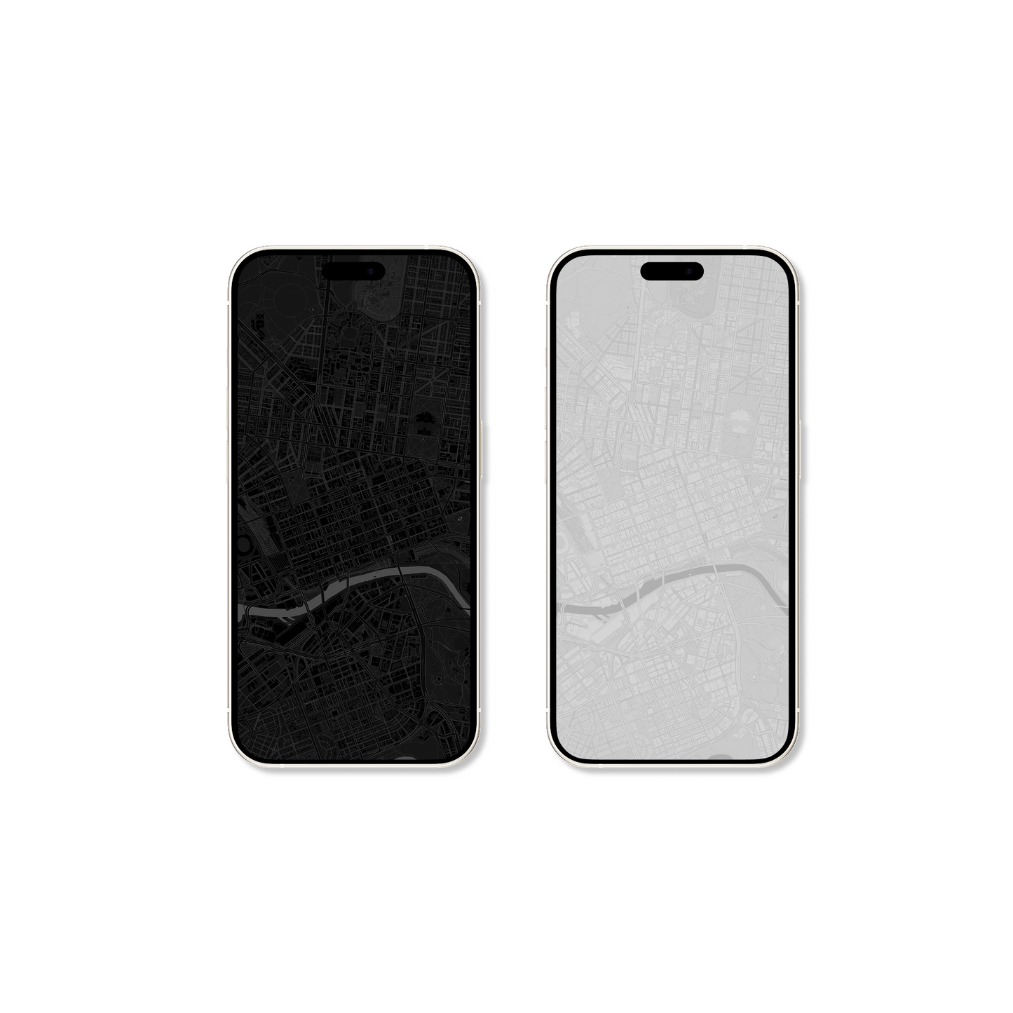 Melbourne | Dual Minimalist iPhone Wallpaper (D-003)