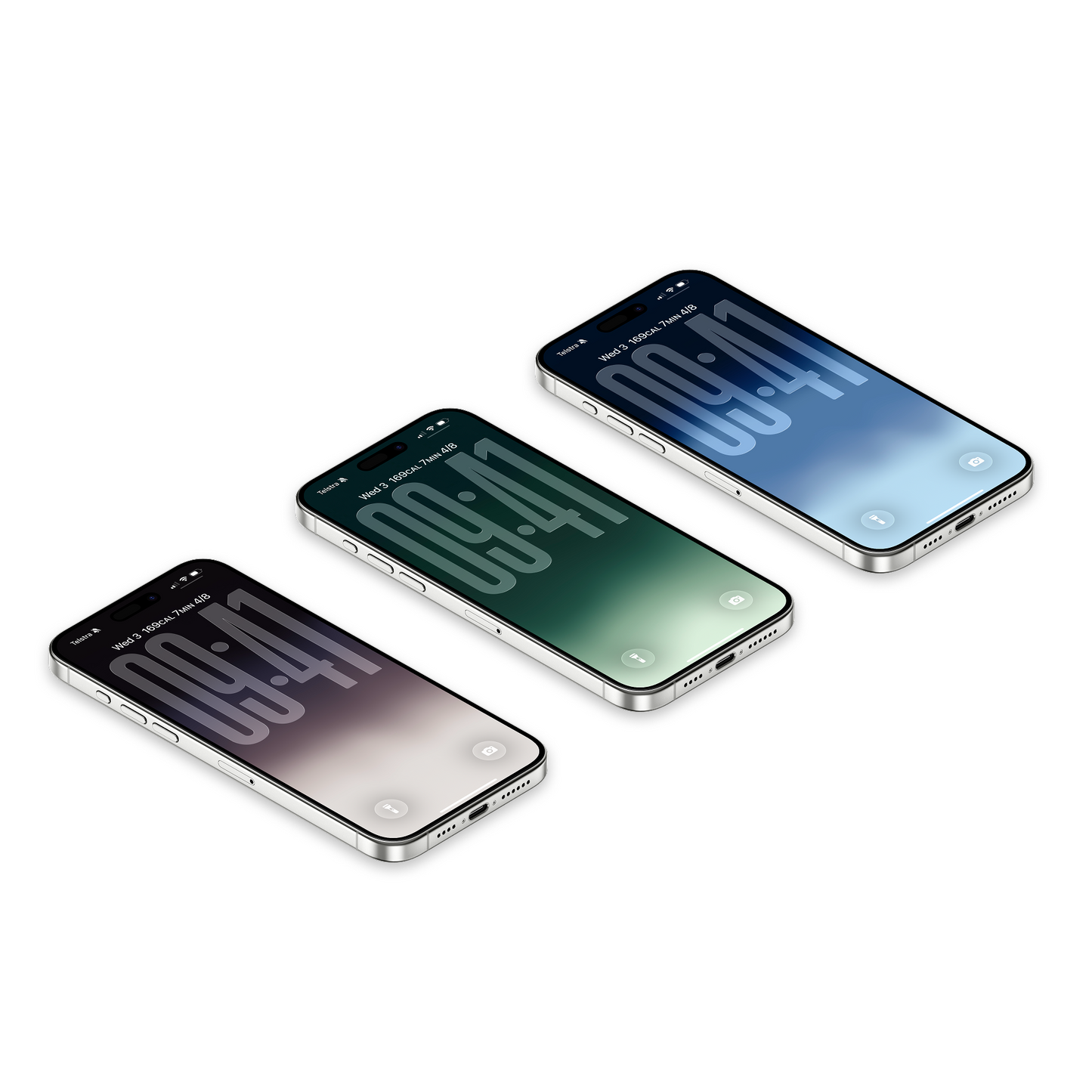 The Mist | Vibrant iPhone Wallpaper Set of 3 (G-003)