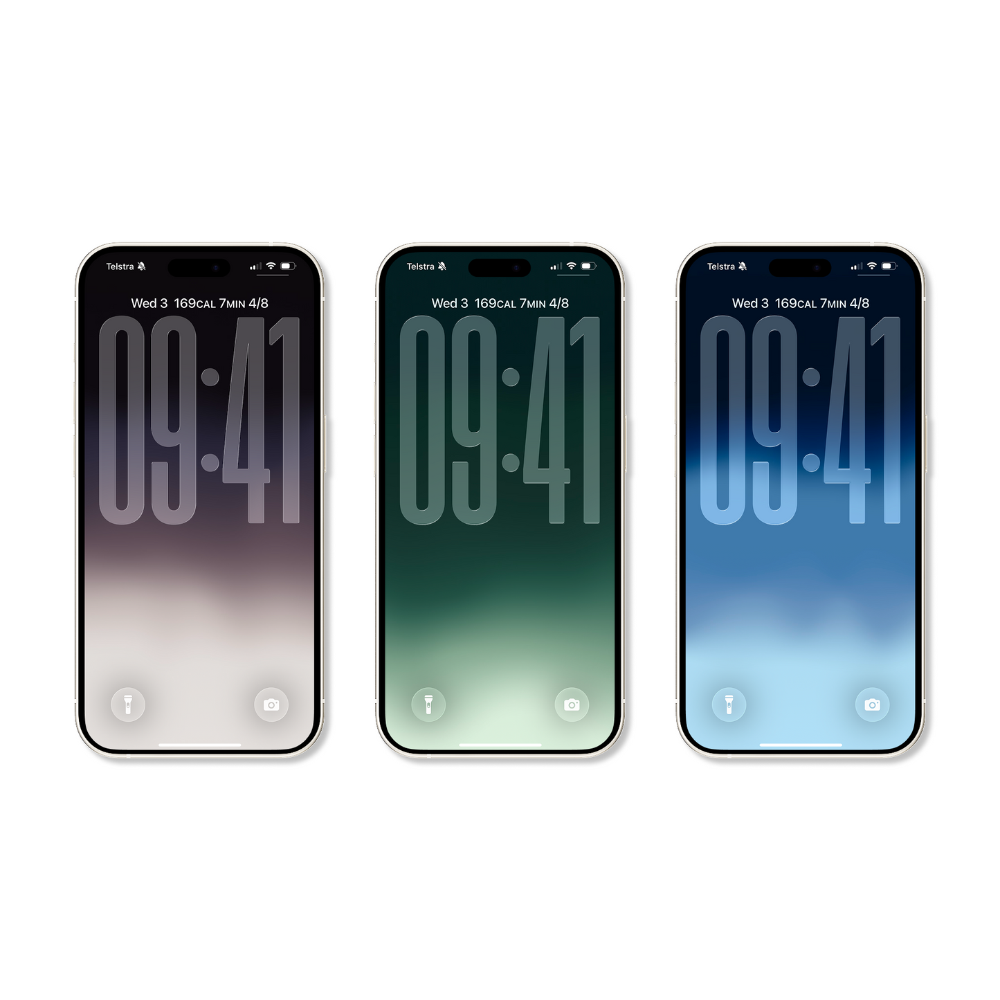 The Mist | Vibrant iPhone Wallpaper Set of 3 (G-003)