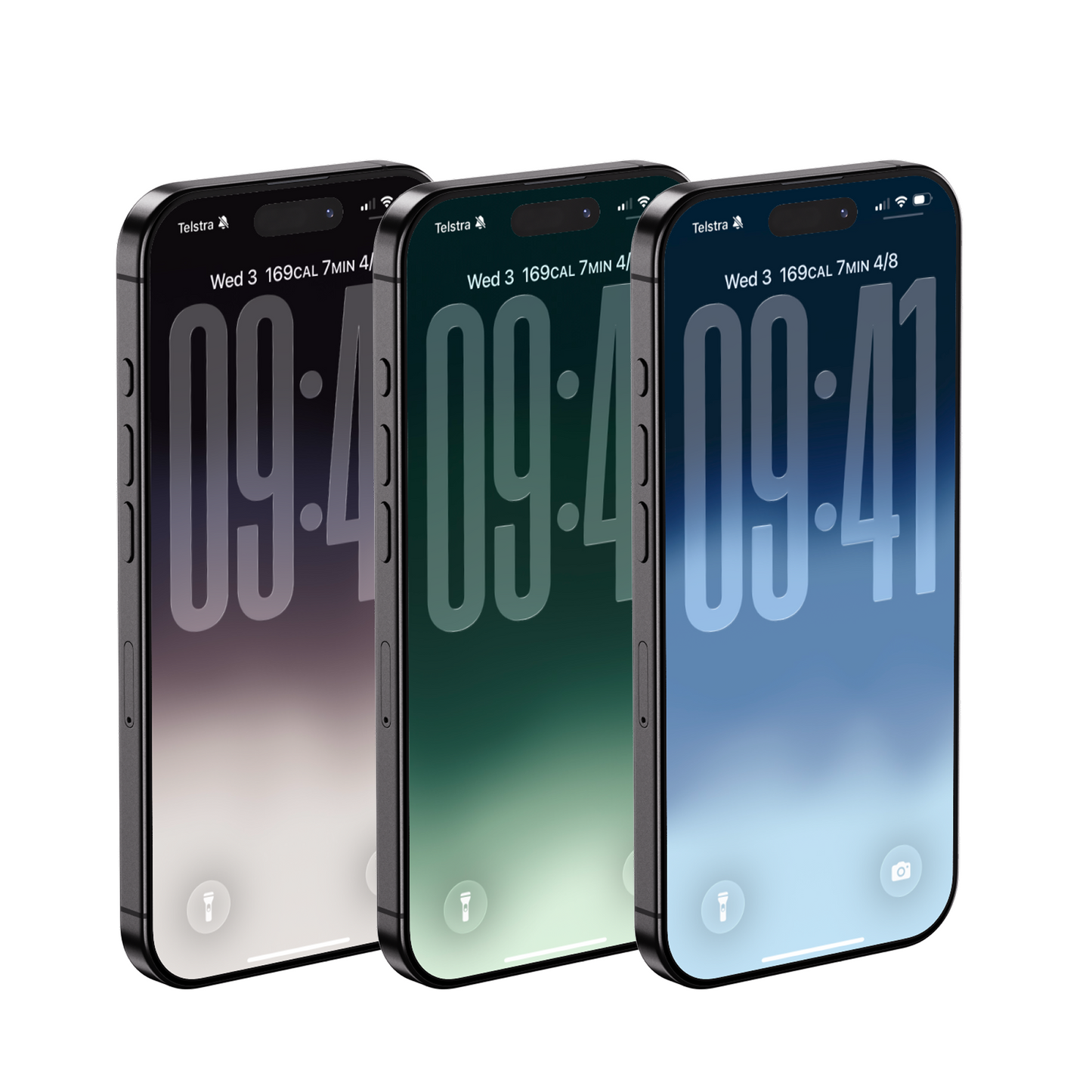 The Mist | Vibrant iPhone Wallpaper Set of 3 (G-003)