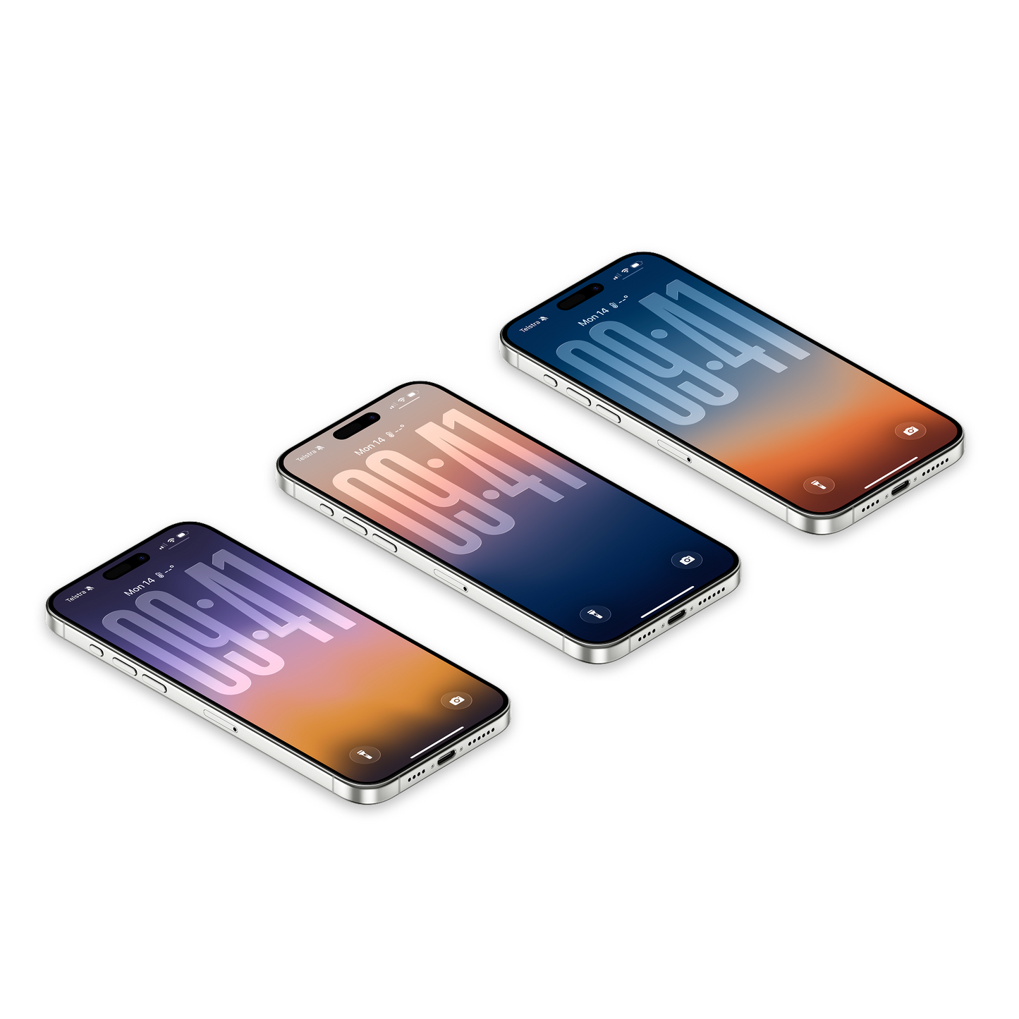 Enchanted Twilight Blend | Aesthetic iPhone Wallpaper Set of 3 (G-008)