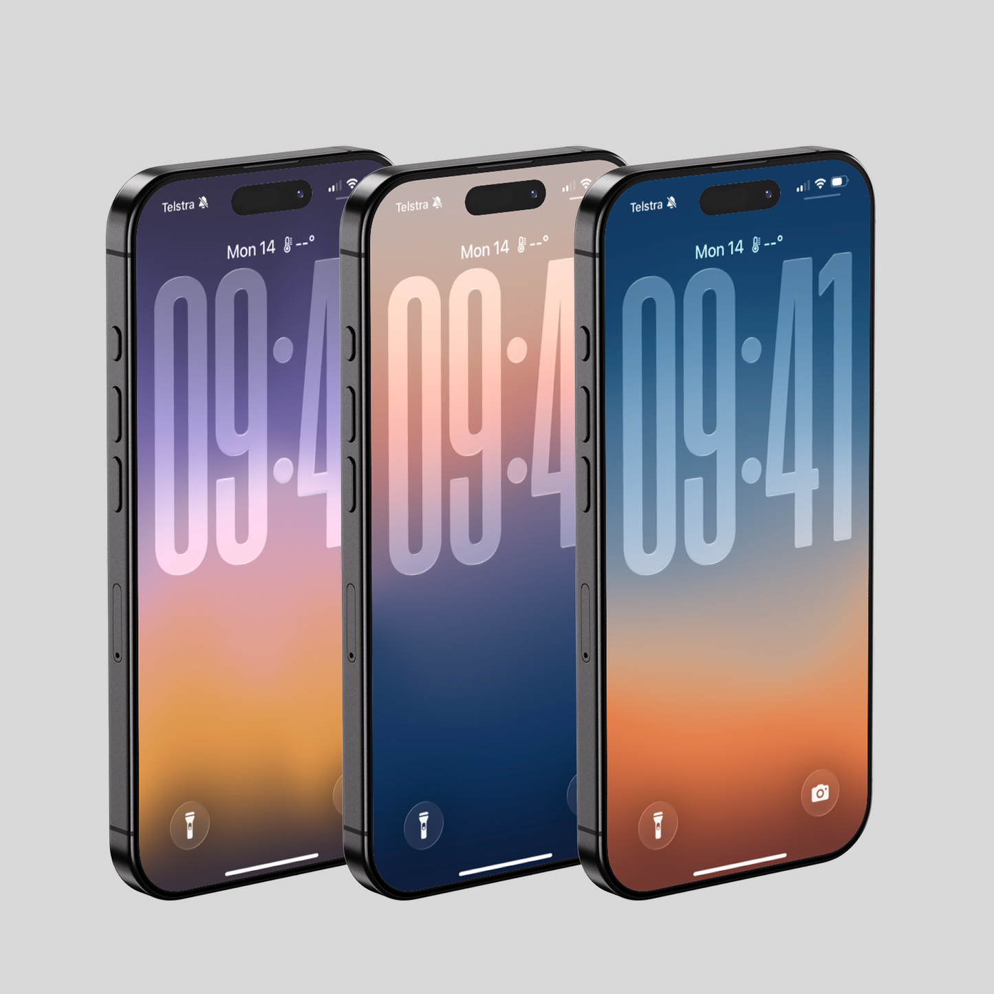 Enchanted Twilight Blend | Aesthetic iPhone Wallpaper Set of 3 (G-008)
