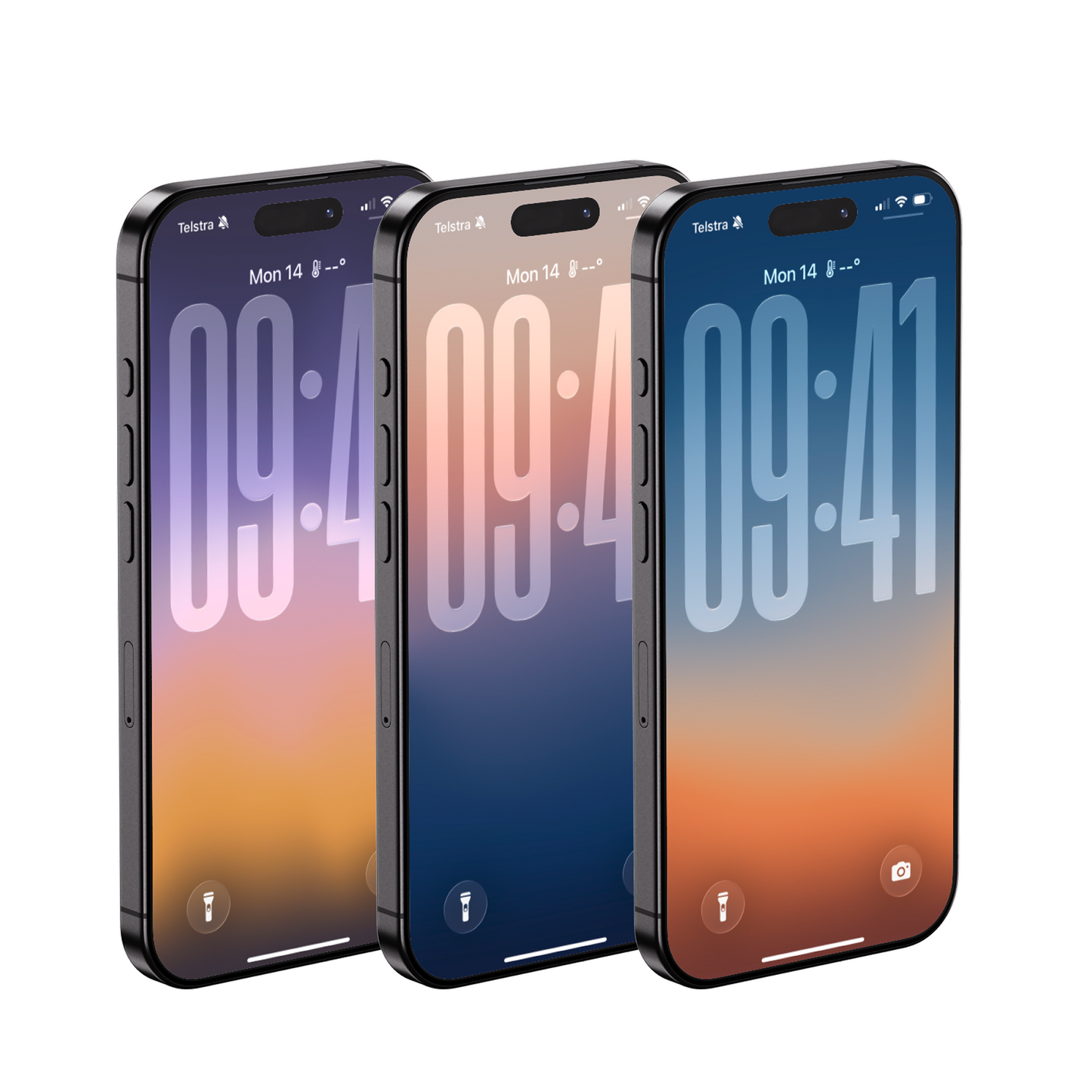 Enchanted Twilight Blend | Aesthetic iPhone Wallpaper Set of 3 (G-008)