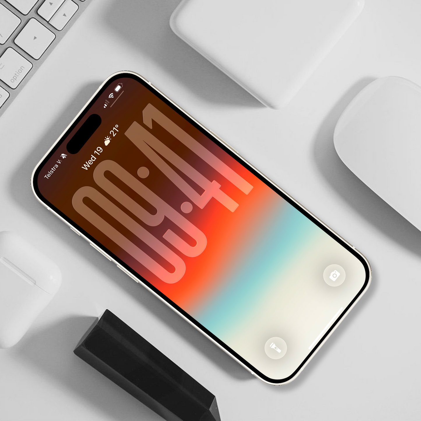 Twilight Ember Gradient | Cozy iPhone Wallpaper Set of 3 (G-010)