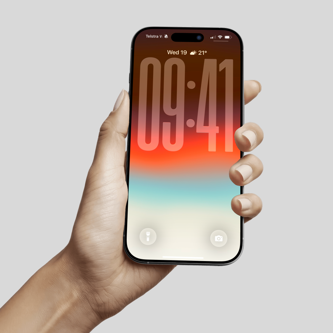 Twilight Ember Gradient | Cozy iPhone Wallpaper Set of 3 (G-010)