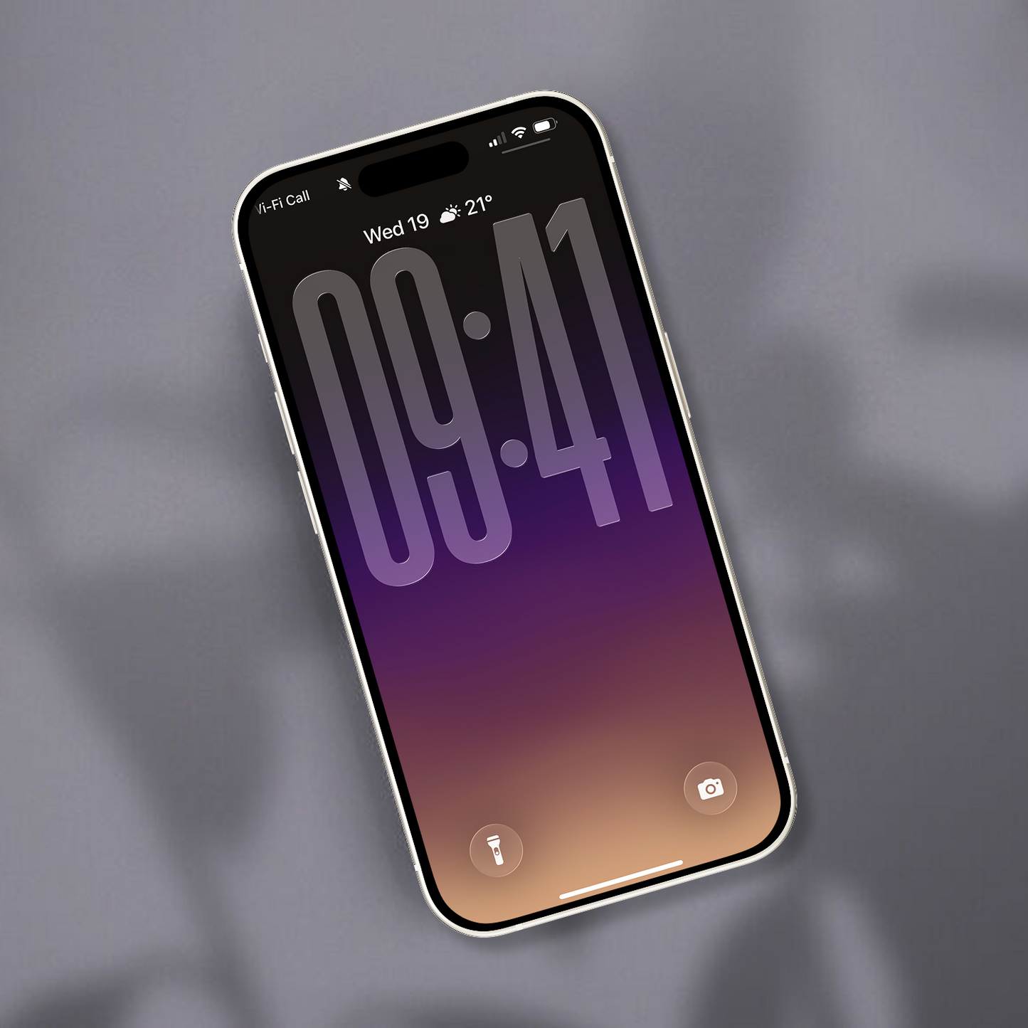 Twilight Ember Gradient | Cozy iPhone Wallpaper Set of 3 (G-010)