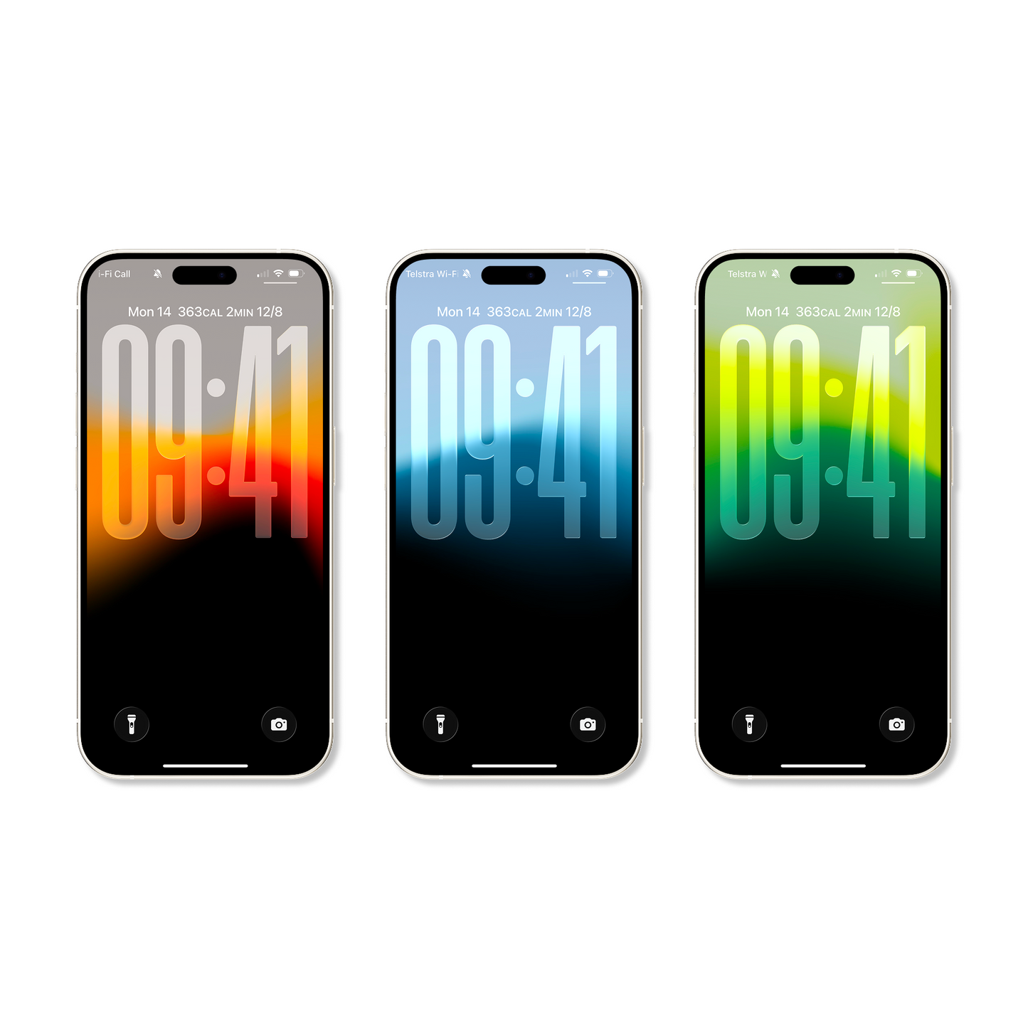 Radiant Dark Gradient | Dark iPhone Wallpaper Set of 3 (G-011)
