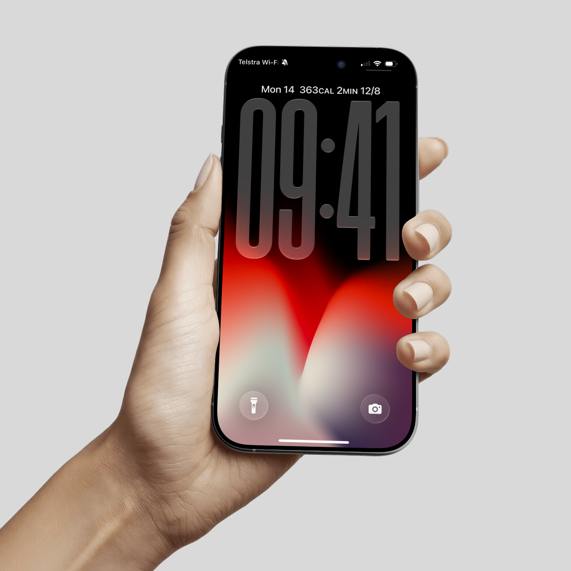 Intense Gradient Ember | Dark iPhone Wallpaper Set of 3 (G-012)