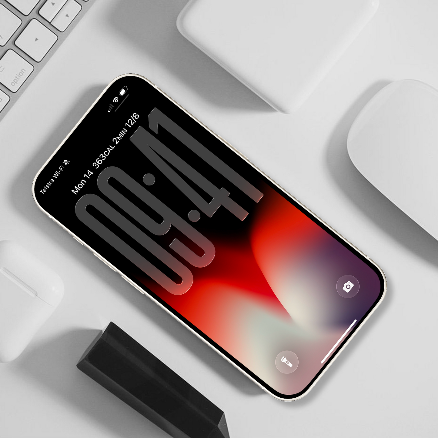Intense Gradient Ember | Dark iPhone Wallpaper Set of 3 (G-012)