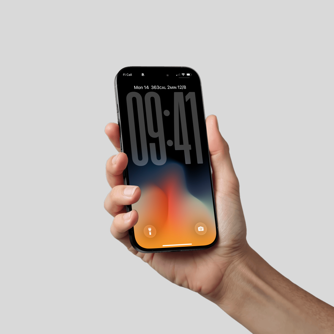 Intense Gradient Ember | Dark iPhone Wallpaper Set of 3 (G-012)