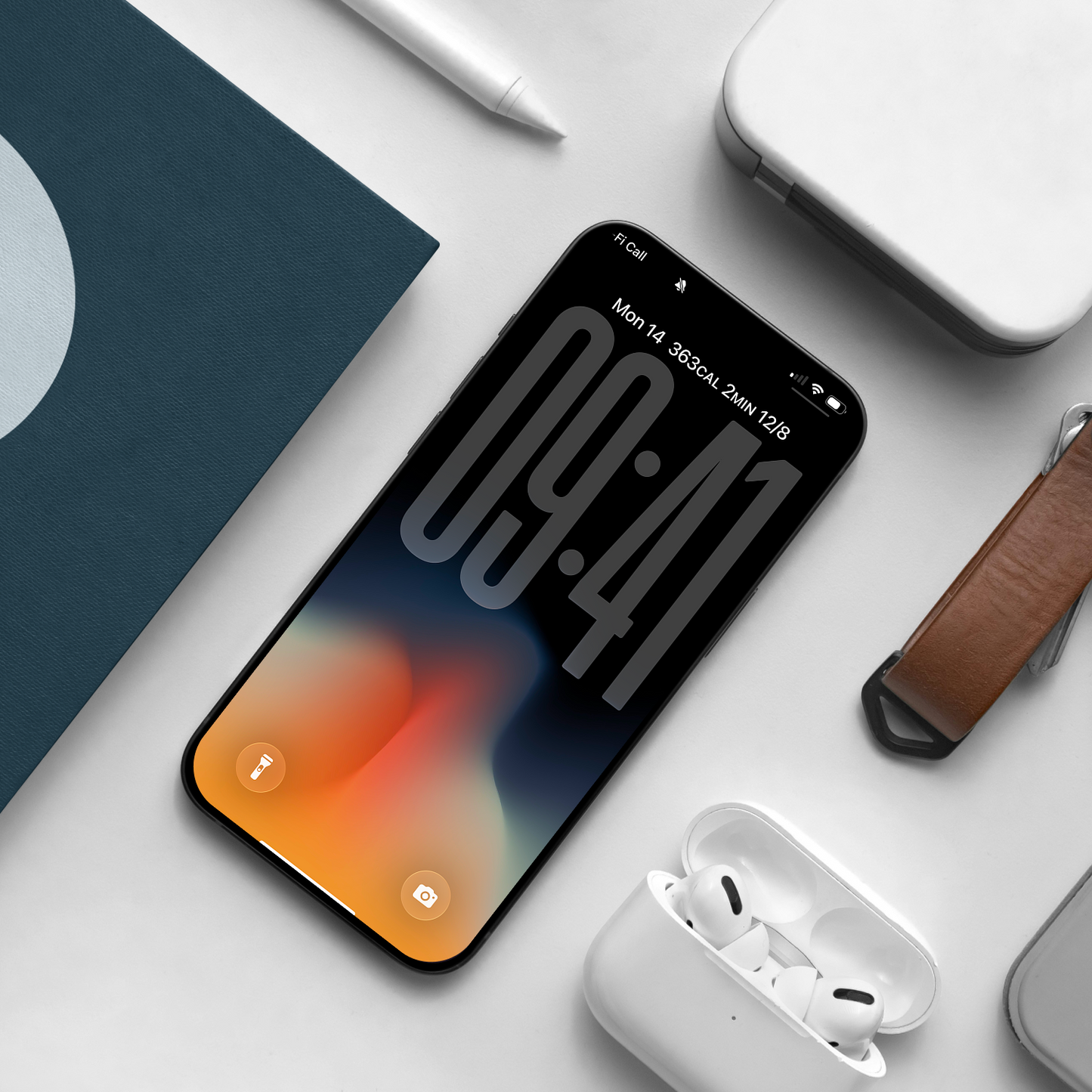 Intense Gradient Ember | Dark iPhone Wallpaper Set of 3 (G-012)