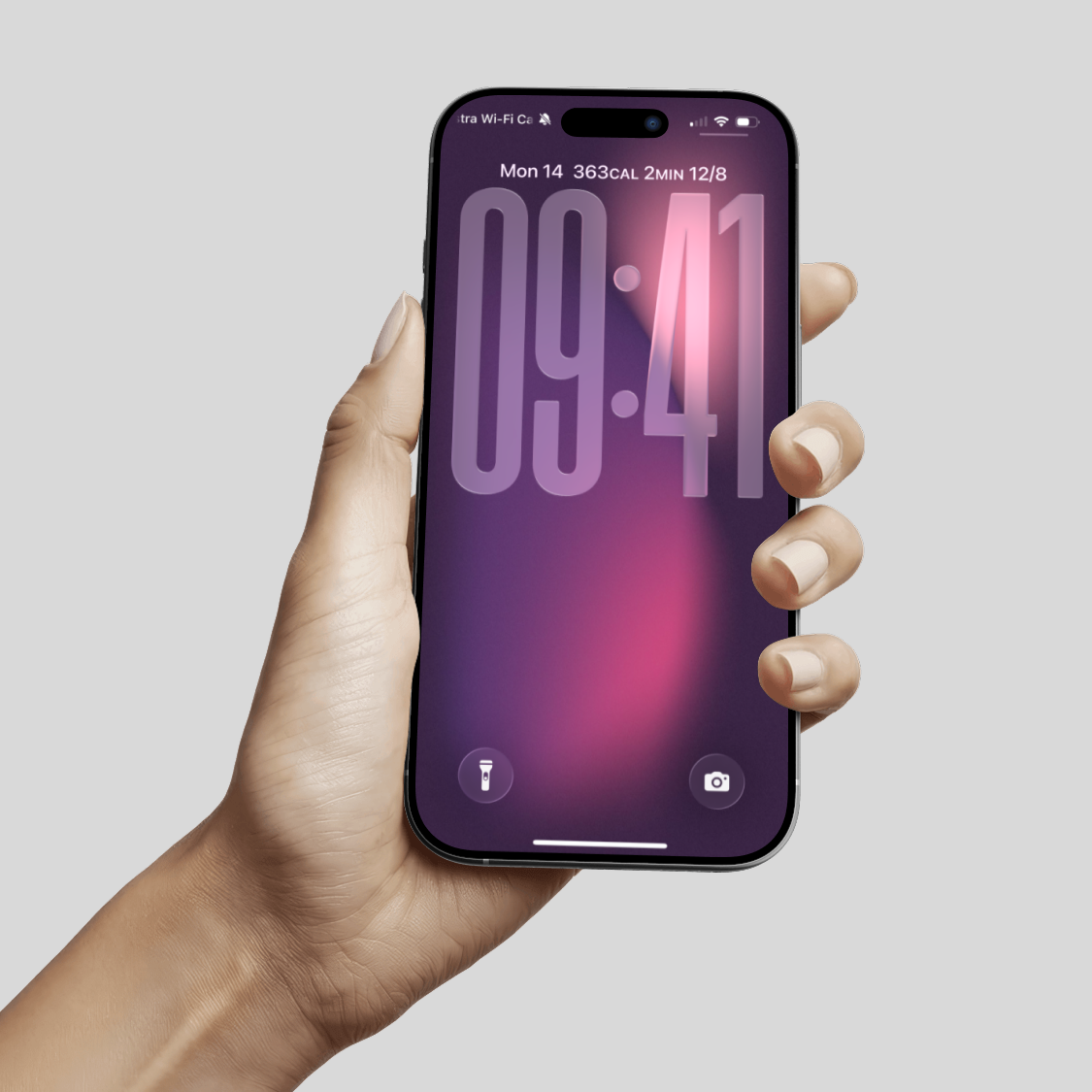 Mystic Purple Aura | Dark iPhone Wallpaper Set of 3 (G-014)