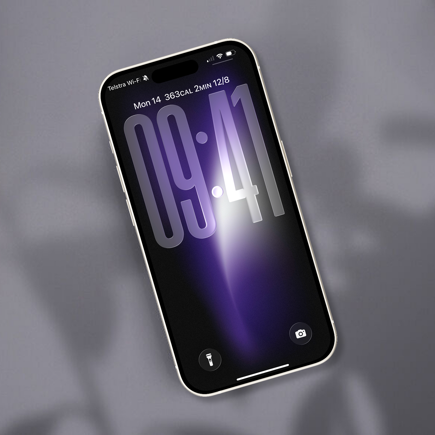 Mystic Purple Aura | Dark iPhone Wallpaper Set of 3 (G-014)