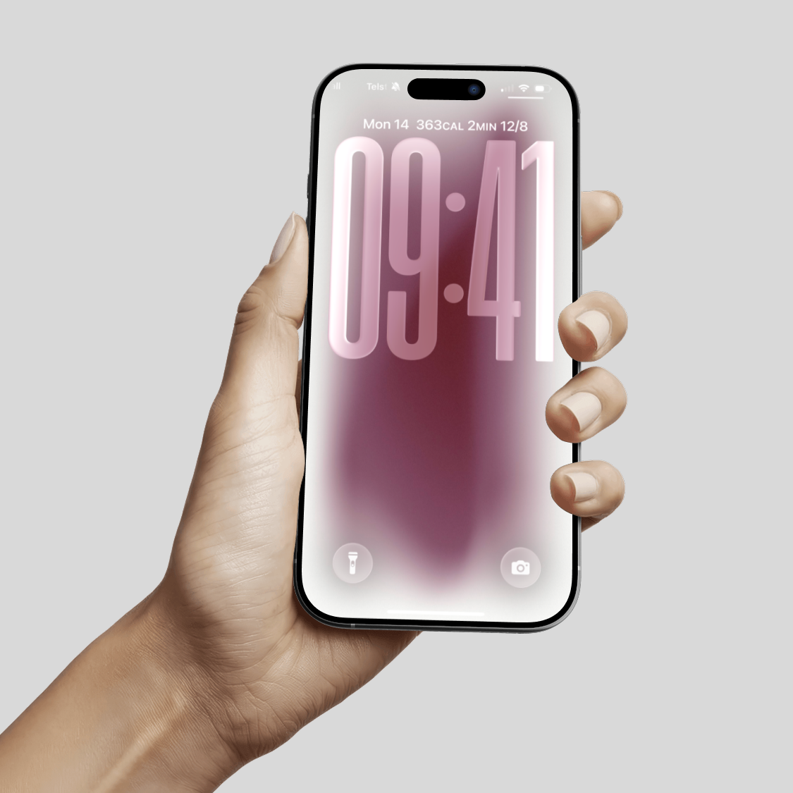 Dreamy Blush Gradient | Light iPhone Wallpaper Set of 3 (G-015)
