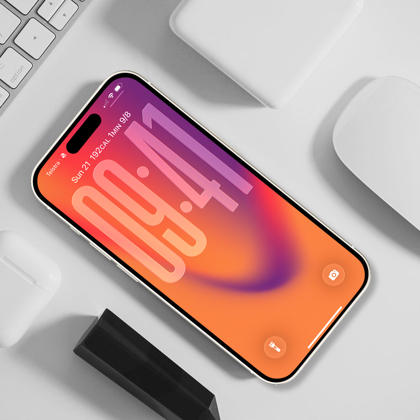 Neon Soft Gradient | Minimalist iPhone Wallpaper Set of 3 (G-019)
