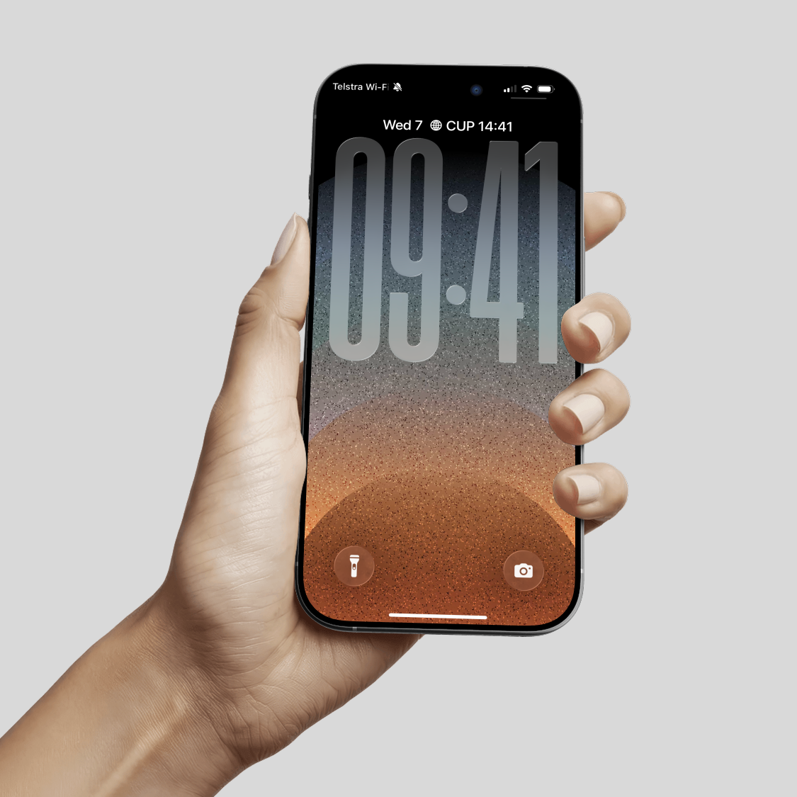 Earthy Gradient Arc | Cozy iPhone Wallpaper Set of 3 (G-025)