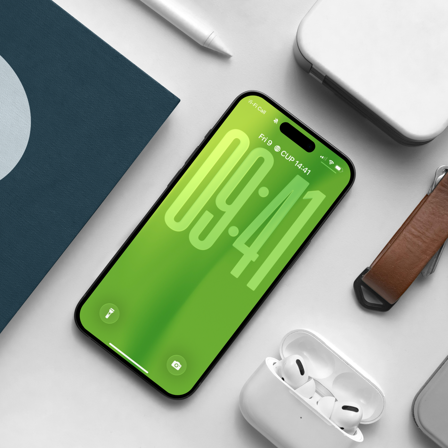 Forest Green Gradient | Chill iPhone Wallpaper Set of 3 (G-026)