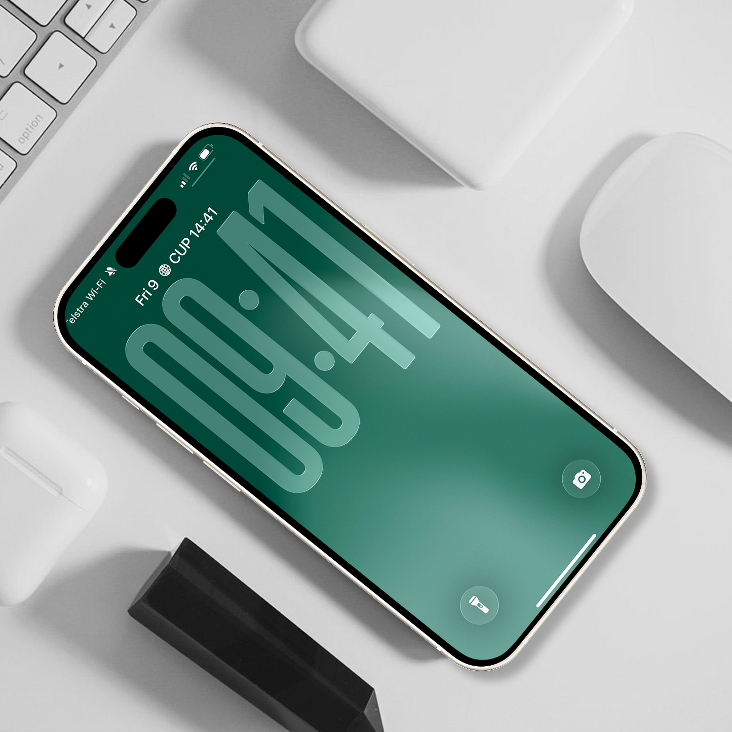 Forest Green Gradient | Chill iPhone Wallpaper Set of 3 (G-026)