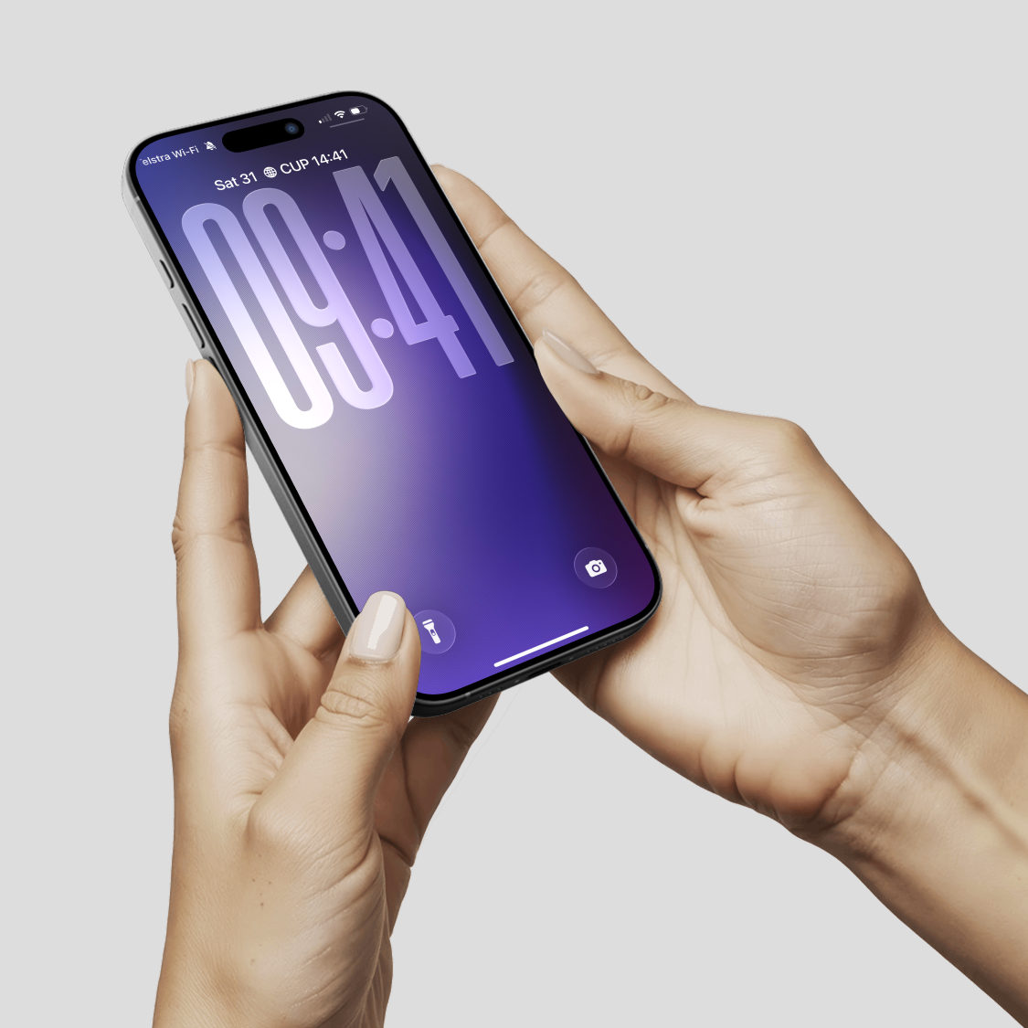 Lavender Mist Purple | iPhone Wallpaper Set of 3 (G-025)