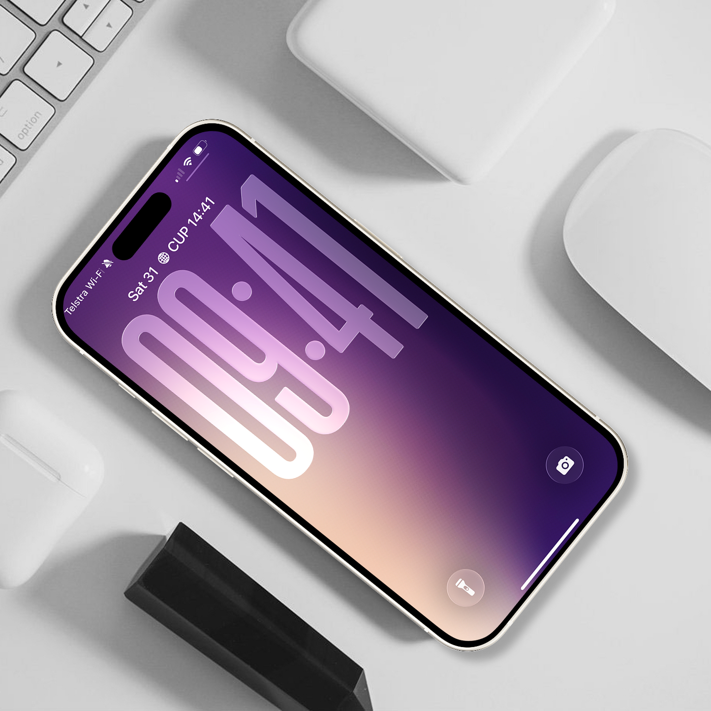 Lavender Mist Purple | iPhone Wallpaper Set of 3 (G-025)