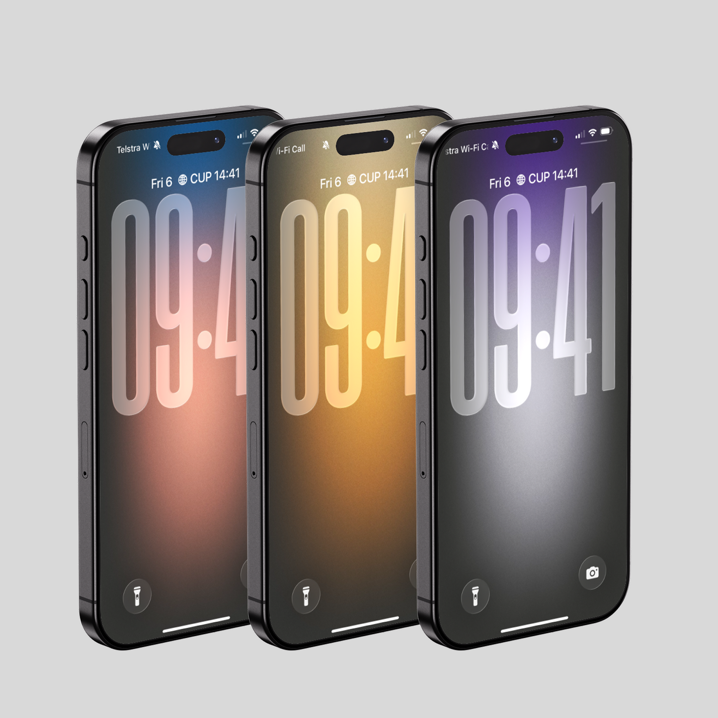 Fresh Emerald Gradient | Minimalist iPhone Wallpaper Set of 3 (G-031)