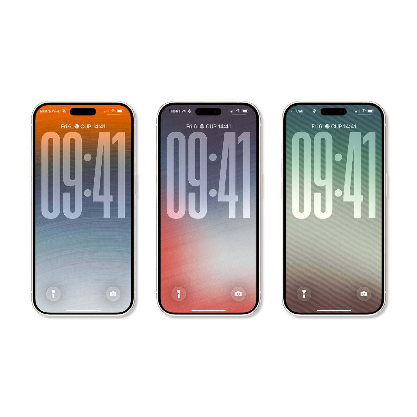 Brushed Velocity Metal | Minimalist iPhone Wallpaper Set of 3 (G-032)