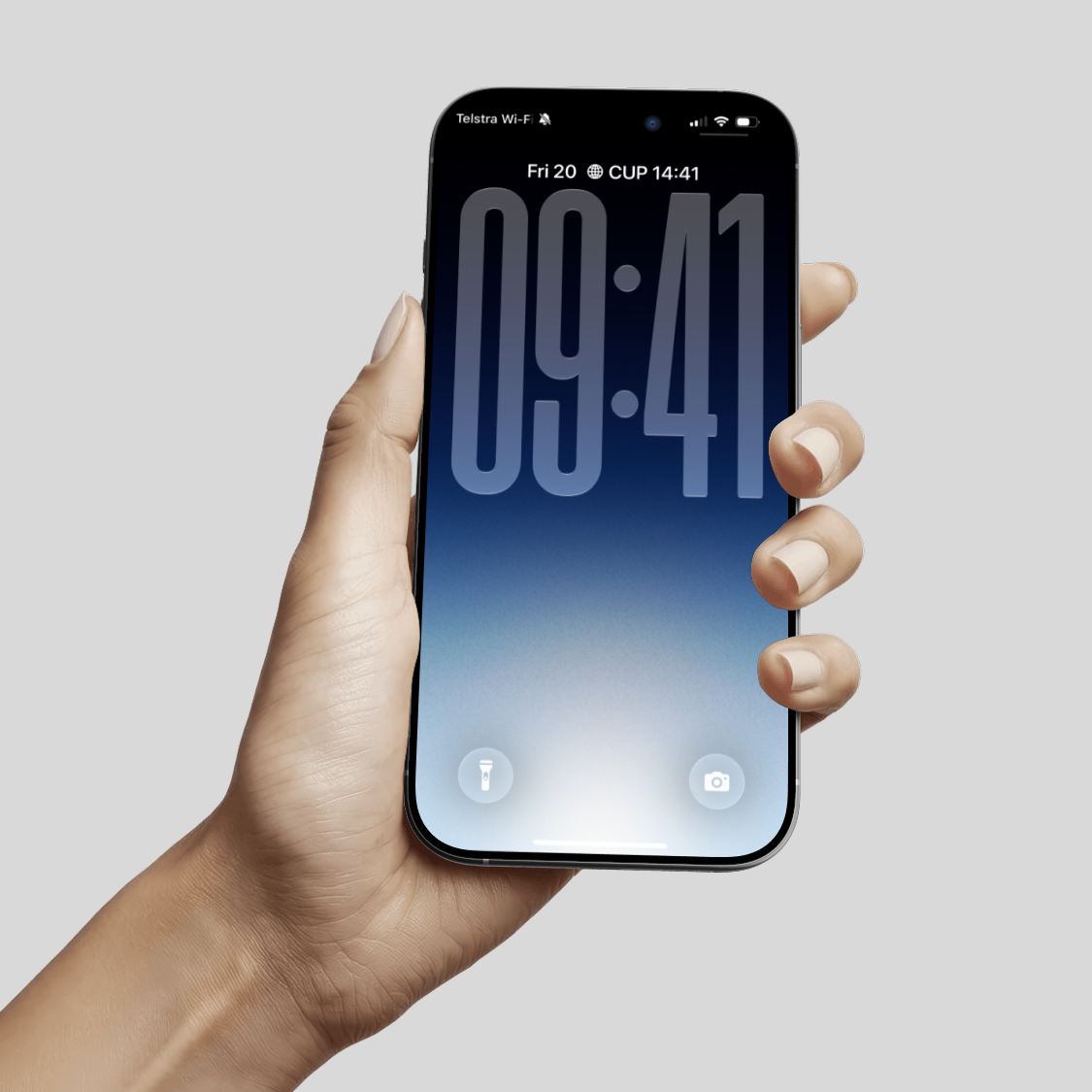 Mystic Blue | Minimalist iPhone Wallpaper Set of 3 (G-033)