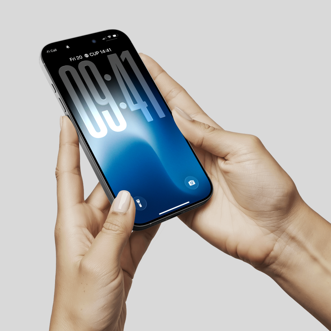 Mystic Blue | Minimalist iPhone Wallpaper Set of 3 (G-033)