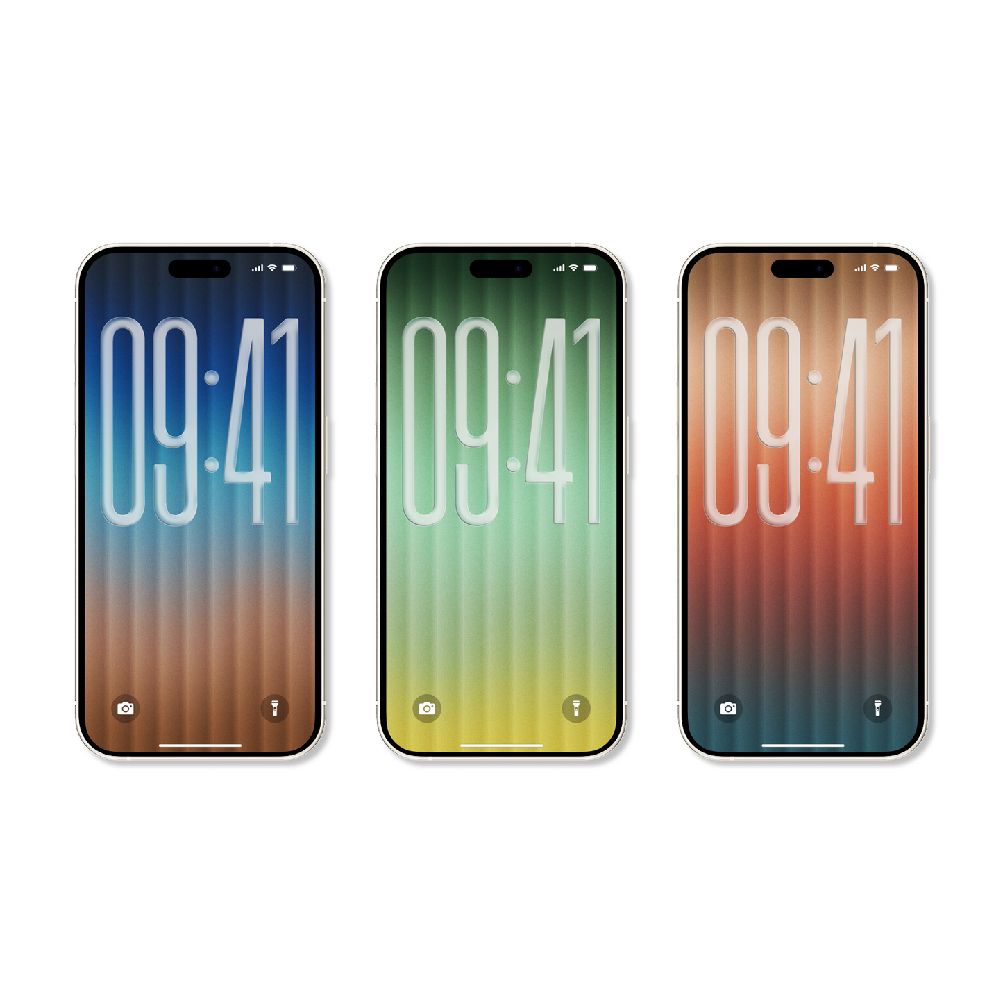 Linear Gradient Flow | Minimalist iPhone Wallpaper Set of 3 (G-034)