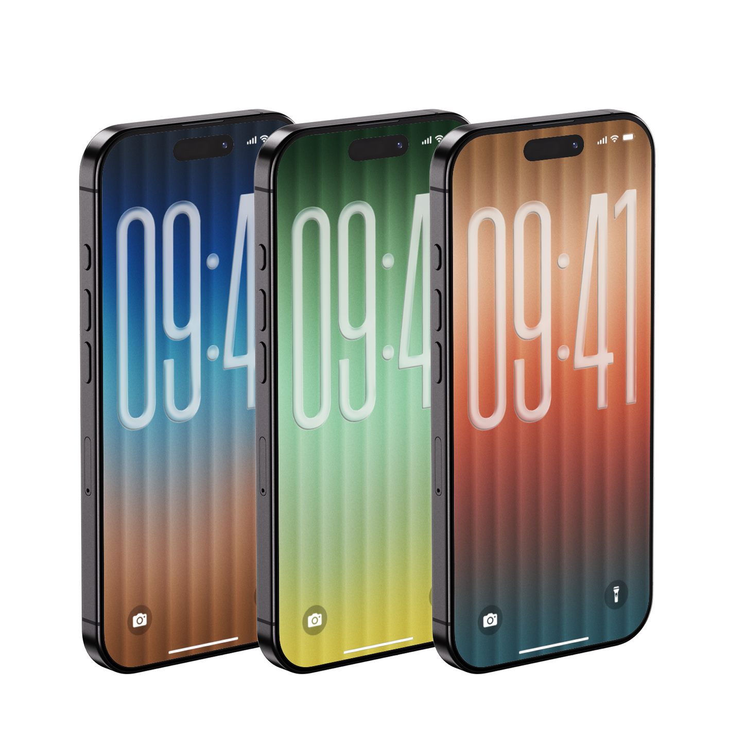 Linear Gradient Flow | Minimalist iPhone Wallpaper Set of 3 (G-034)