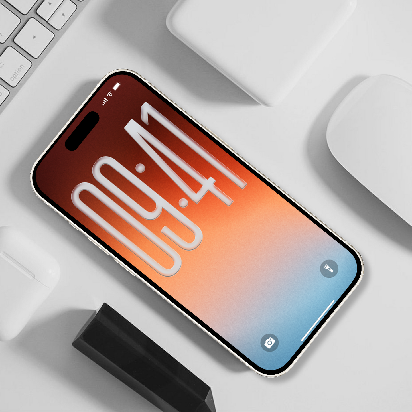 Golden Horizon Blend | Minimalist iPhone Wallpaper Set of 3 (G-036)