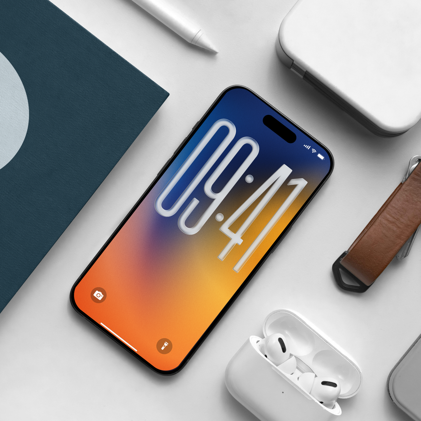 Golden Horizon Blend | Minimalist iPhone Wallpaper Set of 3 (G-036)
