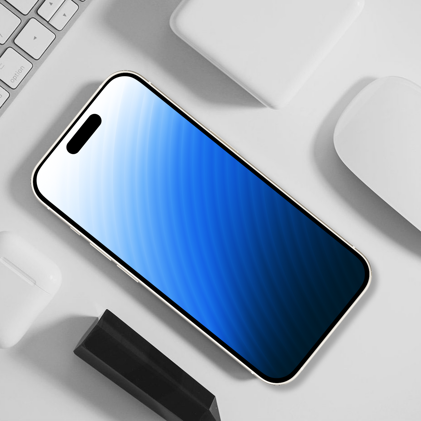 Ripple Wave Gradient | Minimalist iPhone Wallpaper Set of 3 (G-037)