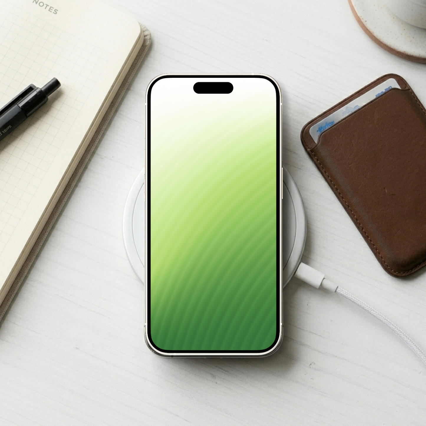 Ripple Wave Gradient | Minimalist iPhone Wallpaper Set of 3 (G-037)