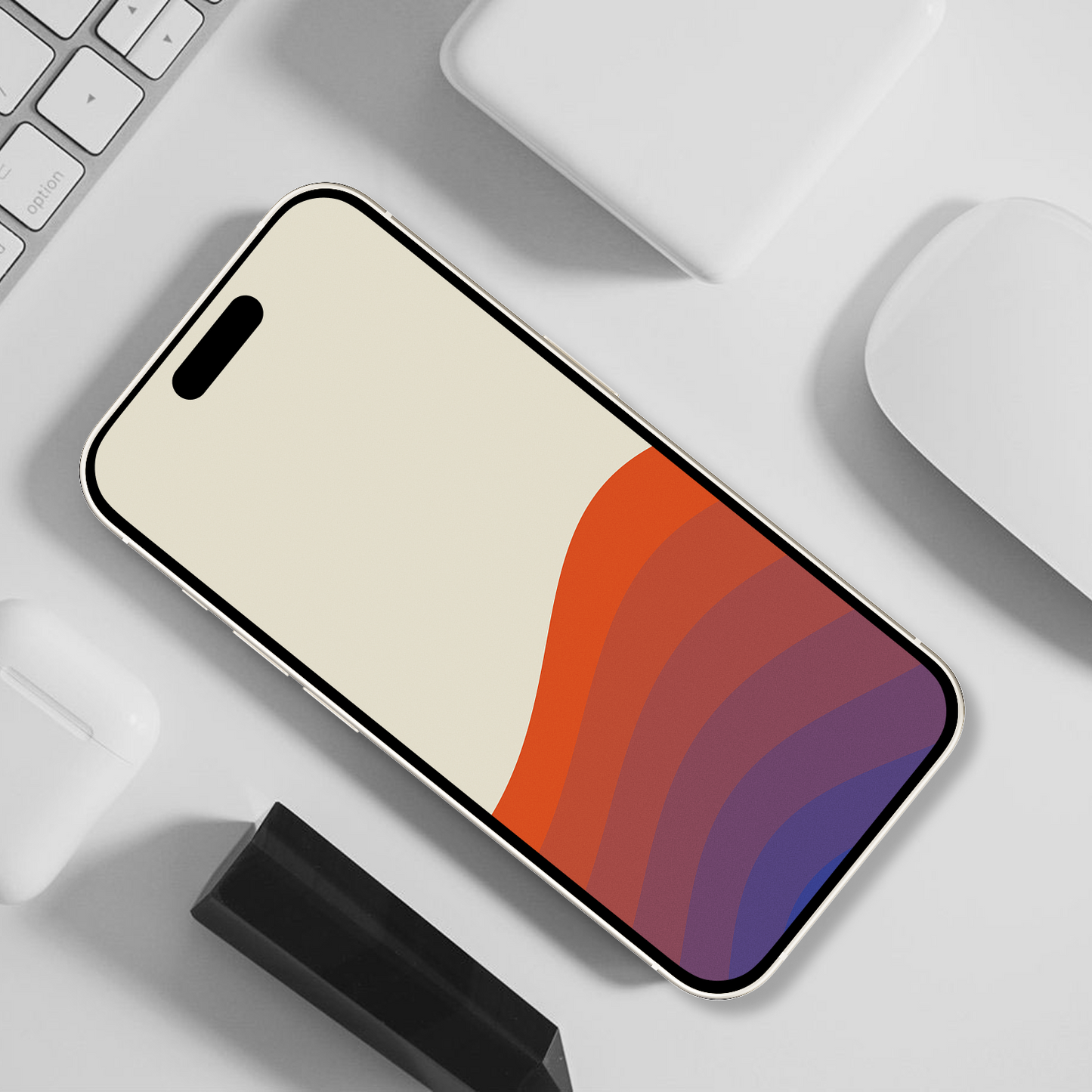 Desert Forms | Vibrant iPhone Wallpaper Set of 3 (G-039)