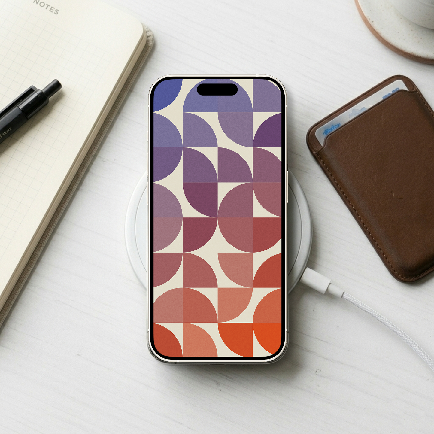 Desert Forms | Vibrant iPhone Wallpaper Set of 3 (G-039)