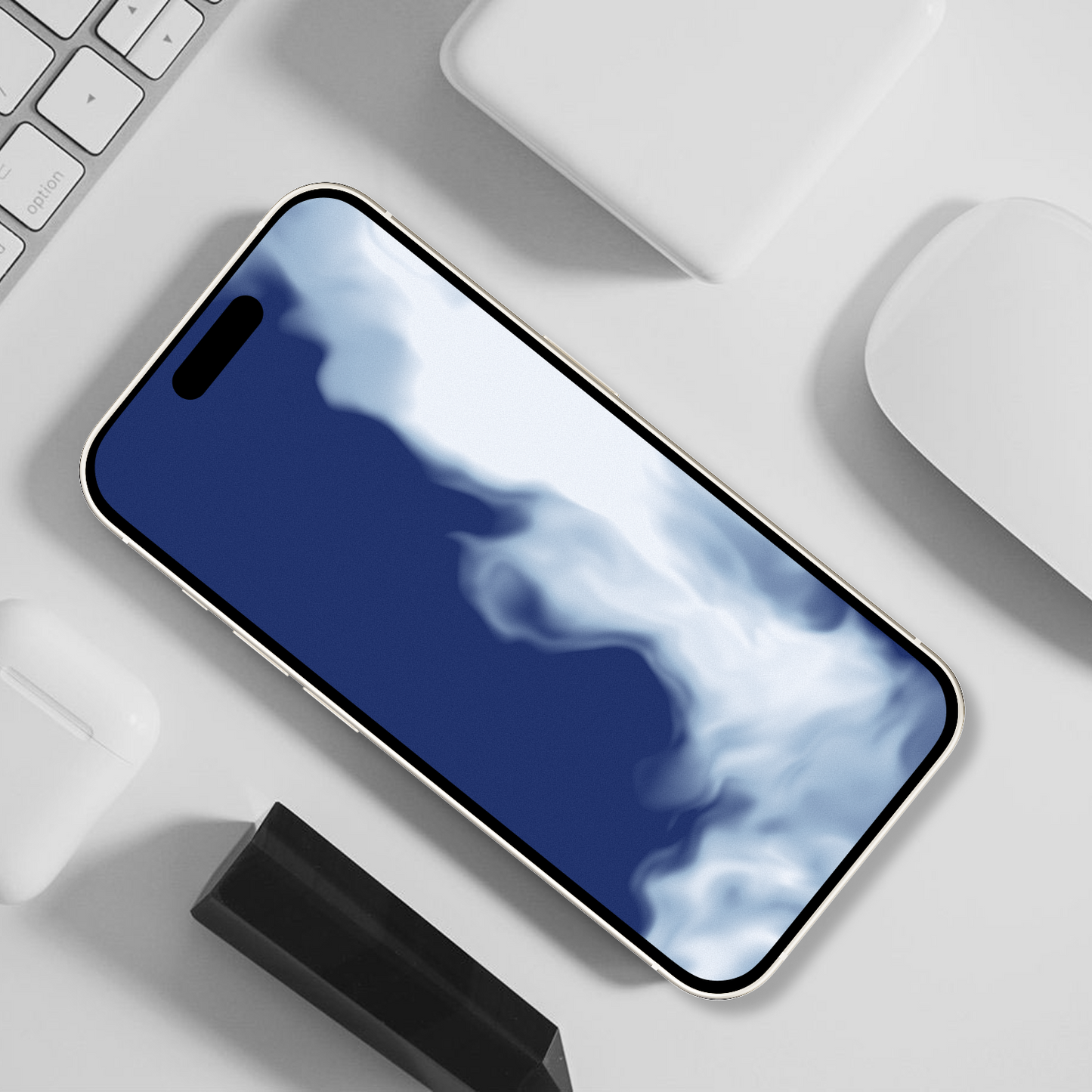Smoke Drift | Vibrant iPhone Wallpaper Set of 3 (G-041)