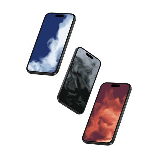 Smoke Drift | Vibrant iPhone Wallpaper Set of 3 (G-041)