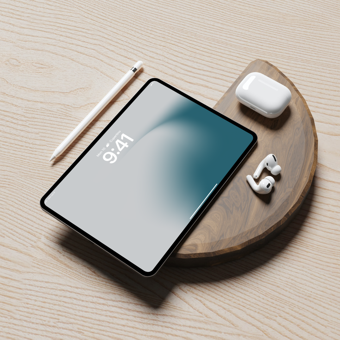 Glacial Shore | Light Wallpaper Set for iPhone iPad and Mac (T-004)
