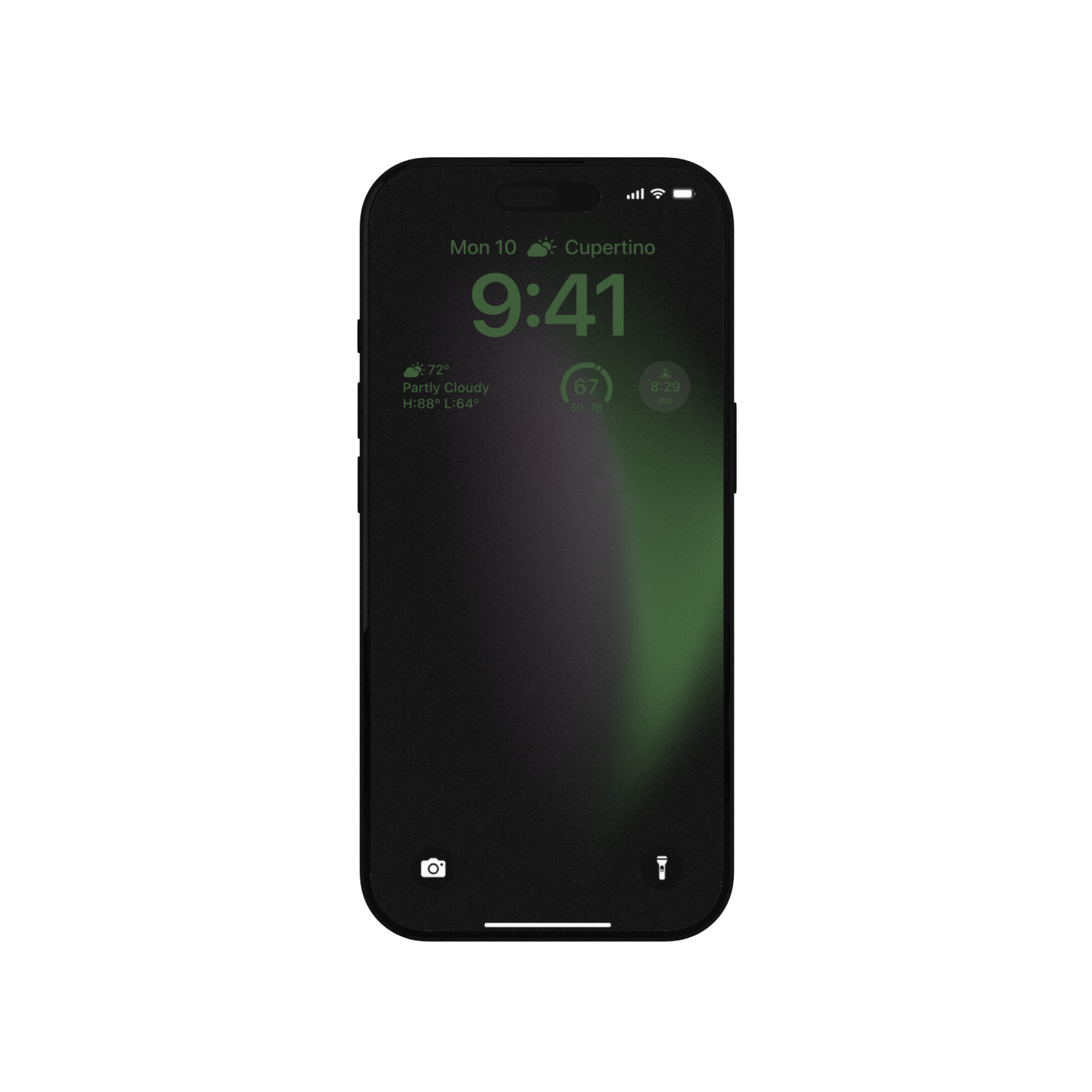 Emerald Void | Dark Wallpaper Set for iPhone iPad and Mac (T-006)