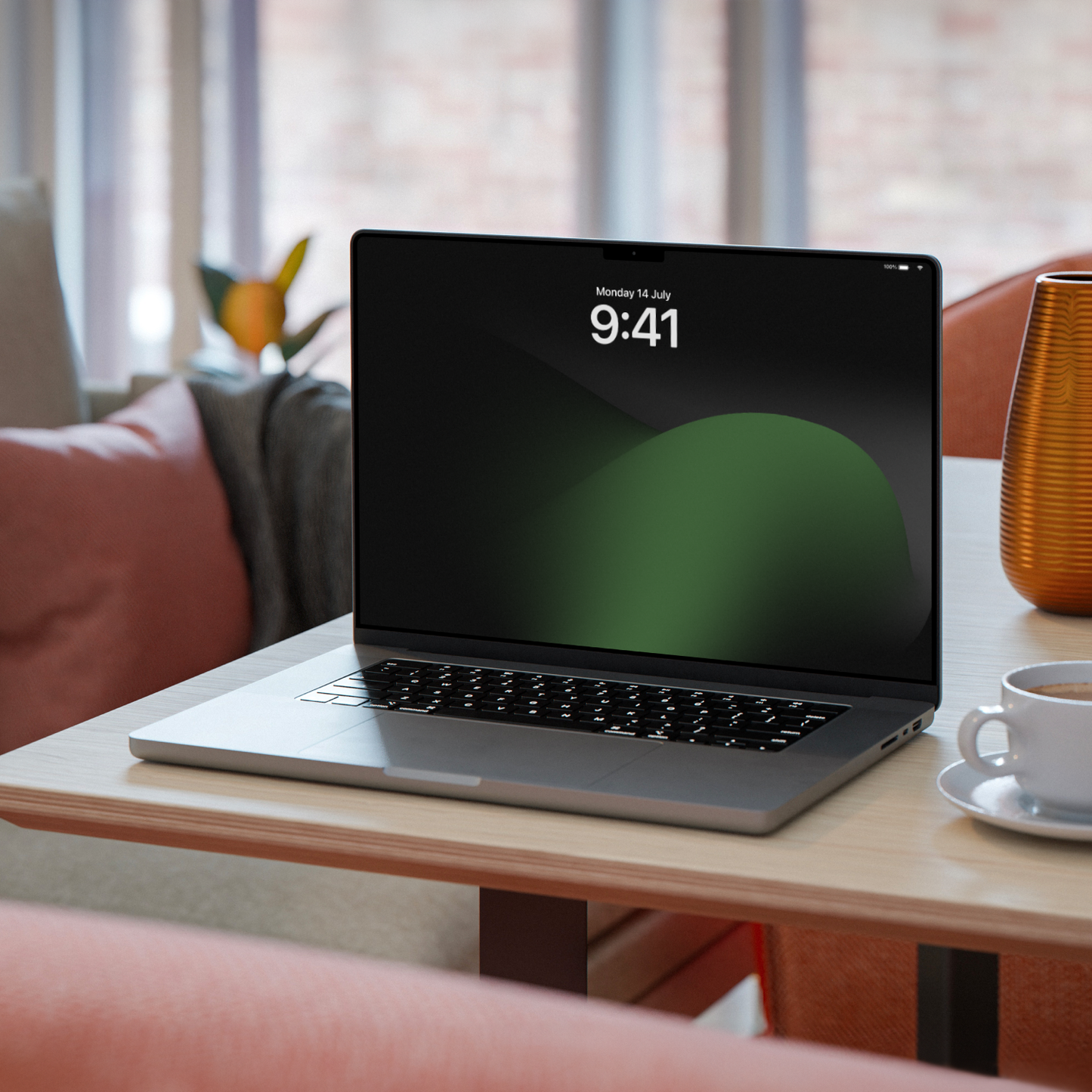 Emerald Void | Dark Wallpaper Set for iPhone iPad and Mac (T-006)