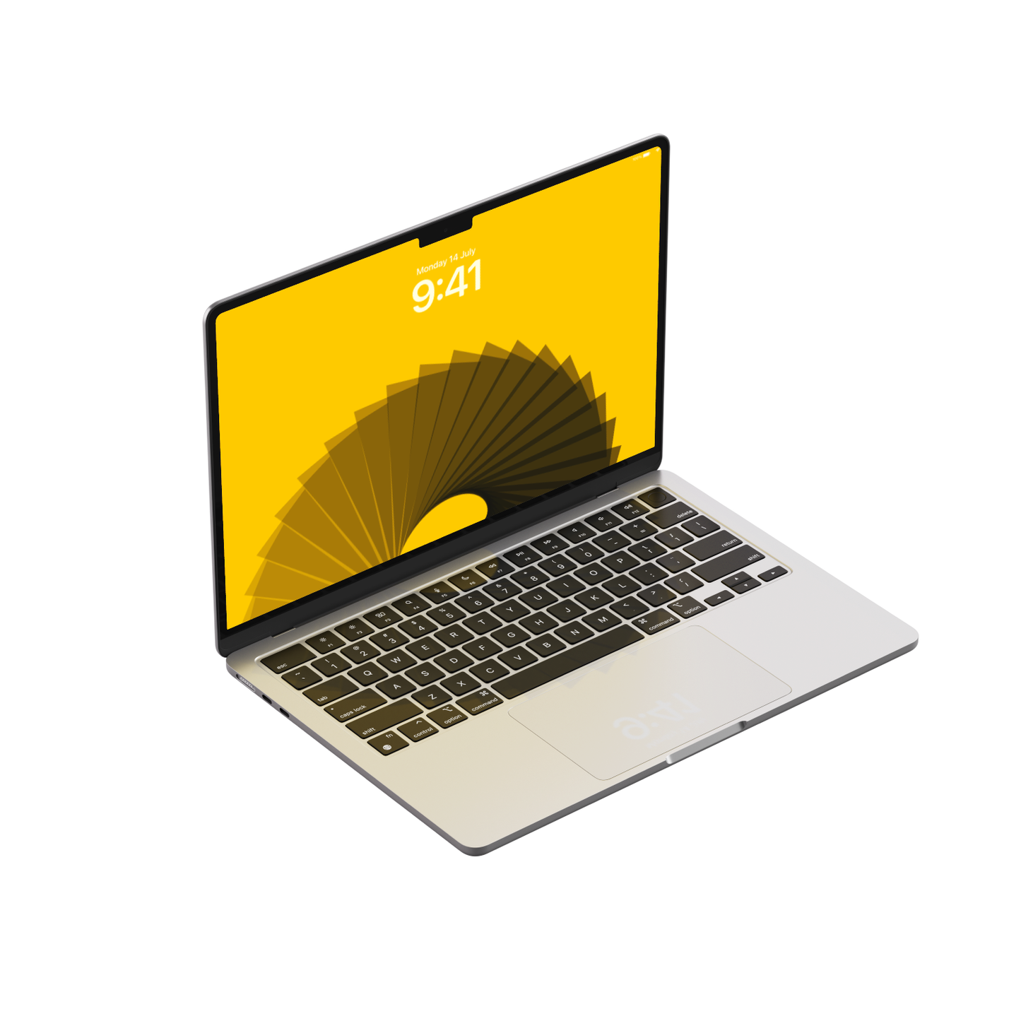 Golden Bloom | Yellow Wallpaper Set for iPhone iPad and Mac (T-012)