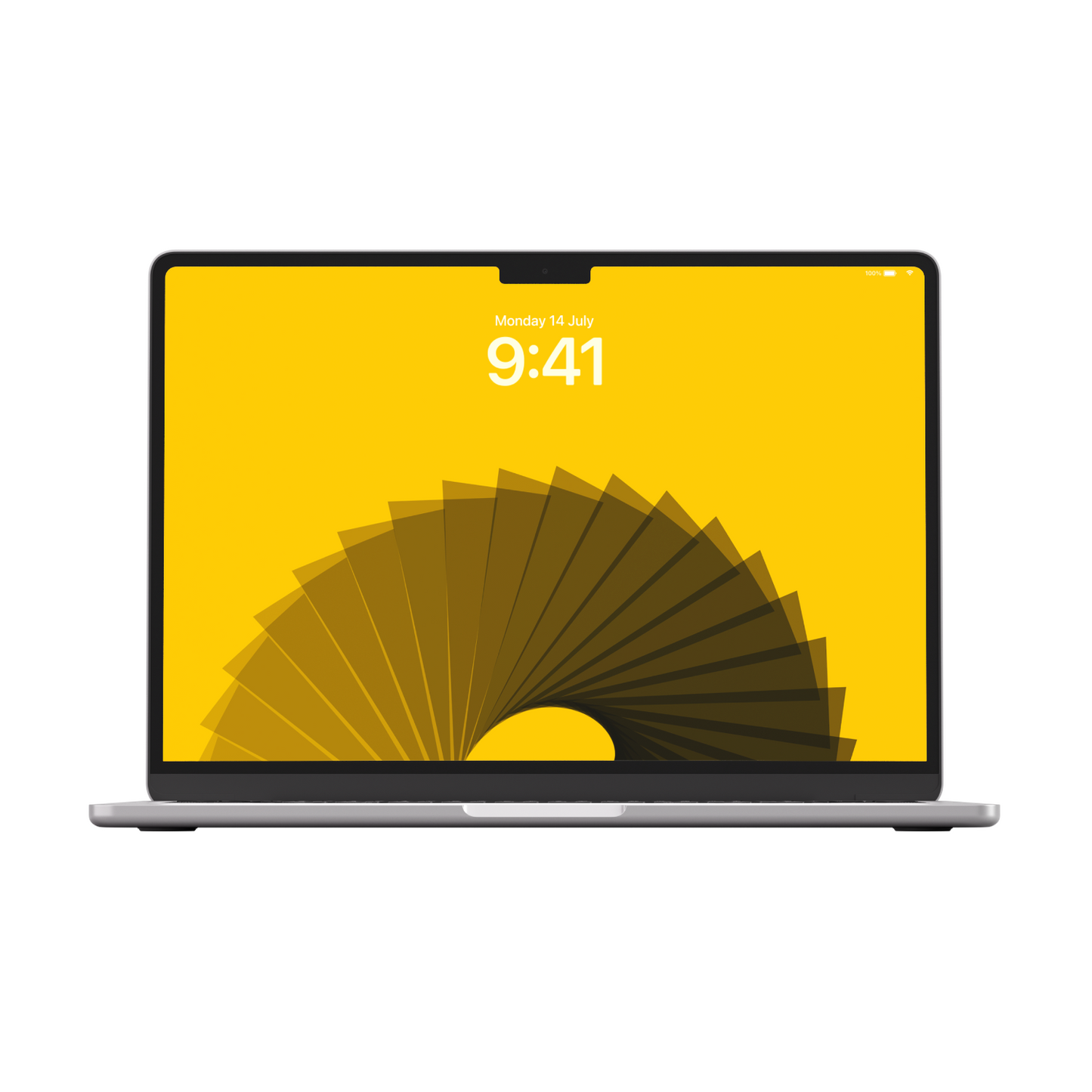 Golden Bloom | Yellow Wallpaper Set for iPhone iPad and Mac (T-012)