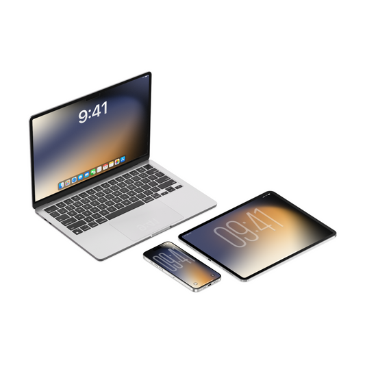 Amber Fog | Premium Wallpaper Set for iPhone iPad and Mac (T-013)